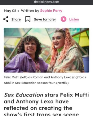 Anthony Lexa Instagram - what a beautiful honour to be a small part of the first ever @transhistoryweek 🏳️‍⚧️💪

growing up trans can feel isolating and lonely, and learning about our history as a community was paramount in my own journey to self acceptance. being inspired by the strength and power in our resilience, and learning all the ways trans people were celebrated before colonisation.

thank you so much @marjoda , you’re kinda cool. i am so grateful to have been able to speak to @kennyethanjones for the new @wearequeeraf_ podcast series. thank you to all the press that covered the event and have spread our message as loud as it deserves.

you are loved. you are strong. you will get through this. stay strong my trans babies💕

#trans #transhistoryweek
