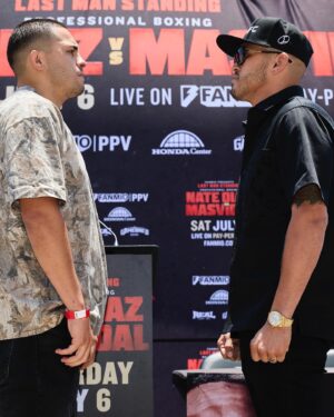 Anthony Pettis Instagram - @chrisavila209 looking to keep his streak alive, but @showtimepettis has other plans.

#AvilaPettis thrown down on July 6 in LA.

#DiazMasvidal | Fanmio PPV | @hondacenter