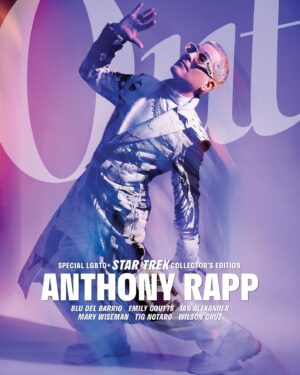 Anthony Rapp Instagram - Voyaging to a new frontier! Kicking off our series of #StarTrek Collector’s Edition covers, we present #StarTrekDiscovery star Anthony Rapp. As chief engineer Paul Stamets, along with his husband Dr. Hugh Culber (played by @wcruz73), Rapp is helping take the @startrek franchise’s long-held utopian values to new frontiers of representation. He’s not just one of the first two gay lead characters on a ‘Star Trek’ show; now, four seasons in, he’s part of one of the best queer families on television. ⁠
⁠
Out since early in his career, Rapp is no stranger to queer chosen families – first making his name on Broadway, playing Mark Cohen as part of the original cast of ‘Rent.’ For Rapp, the decision to work as an out actor was an easy one. “The stakes are just too high for me, not just for me personally, but for all of us in our society, in our world,” @albinokid1026 tells @meyrude in our feature. “Visibility makes a difference, it’s unquestionable. The whole reason that progress has happened is that so many people sit up and demand to be seen.” Click the link in bio to read the full feature and stay tuned as we reveal more covers. 📸:@james_weber; ⁠
👔: @mindysaadstylist;⁠
Creative director: @_benjaminward_;⁠
Grooming: @damianmonzillo for @celestineagency ⁠
⁠
Anthony wears graffiti oval sunglasses, coat, cigarette pants, and tread slick boots by @alexandermcqueen, and boxchain necklace, small fluted chain necklace, and forged carbon faceted band ring by @davidyurman.