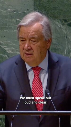 António Guterres Instagram - Many women and girls are facing a war on their fundamental rights at home and in their communities.

We cannot accept a world in which grandmothers fear their granddaughters will enjoy fewer rights than they had.

We must speak out, loud and clear: Not on our watch.