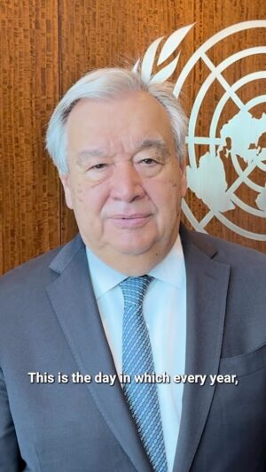 António Guterres Instagram - Every year, I express my best wishes for #EidAlFitr to the Muslim community around the world.

My heart is broken knowing that in Gaza, Sudan and many other places - because of conflict and hunger - so many Muslims will not be able to celebrate properly.