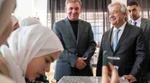 António Guterres Instagram - UNRWA is a lifeline of hope, providing education for more than half a million students, including these girls I met in Jordan last week.

@unrwa must be allowed to continue providing vital services to keep hope flowing.

📷: UN Photo / Mark Garten