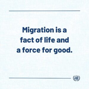 António Guterres Instagram - Migration is a fact of life and a force for good. It enables millions of people to pursue opportunities and improve their lives.

But poorly governed migration causes great suffering. It forces people into the cruel realm of human traffickers, where they face exploitation, abuse, and even death.

It undermines trust in institutions and inflames social tensions.

As we mark #MigrantsDay, we must continue working towards a more humane and orderly management of migration for the benefit of all, including communities of origin, transit, and destination.