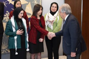 António Guterres Instagram - I was deeply moved by the horrifying testimonies I heard of family members of victims of the war in Gaza today. Some lost over a hundred relatives.

This horror must stop now.

A humanitarian ceasefire cannot wait.

📷: UN Photo/Manuel Elias