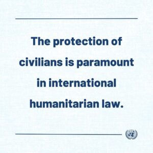 António Guterres Instagram - I reiterate my urgent call to both the government of Israel and the leadership of Hamas to go the extra mile needed to come to an agreement and stop the present suffering.   

I am deeply concerned by the indications that a large-scale military operation in Rafah may be imminent.  We are already seeing movements of people in desperate humanitarian conditions, many of whom have been repeatedly displaced, in search of safety that has been so many times denied.

I remind everyone that the protection of civilians is paramount in international humanitarian law.
