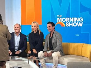 Antonio Sabàto, Jr. Instagram - Thank you @morningshowon7 love you guys see you soon. ❤️🇦🇺 
@artlewinbespokesuits 
@corumwatches
@monfrere 
@steven_dann