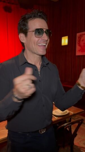 Antonio Sabàto, Jr. Instagram - @antoniosabatojr lighting up Hubert’s with those dimples thanks to @citigraphicamedia
