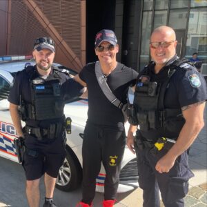 Antonio Sabàto, Jr. Instagram - Hanging out with the best of the best the law enforcement here in Queensland and I’m so proud of these guys. Stay safe it was a pleasure. #queenslandpolice #godbless @getgripped2.0 @slystalloneshop