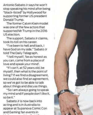 Antonio Sabàto, Jr. Instagram - Sydney Daily Telegraph page 3 
🇦🇺🤙
@monfrere 
@steven_dann