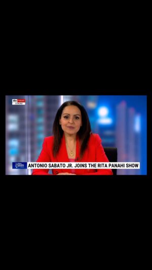 Antonio Sabàto, Jr. Instagram - Thank you @ritapanahi @ @skynewsaustralia 
for having me on with you all.