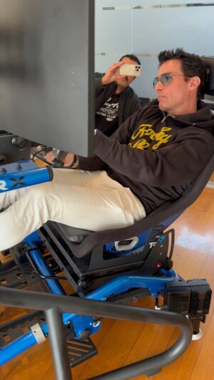 Antonio Sabàto, Jr. Instagram - Thanks for dropping by our showroom in Melbourne Australia, @antoniosabatojr (who most of you would know from The Big Hit)! 🙌

Hope you enjoyed the Motion TRX and other rigs we have on display. 🏎

#TrakRacer #SimRacing #Racing #motorsport