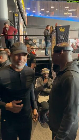 Antonio Tarver Instagram - Ran into the great @bhopdaalien yesterday at the #HaneyGarcia weigh-in. After all these years the tension is still as thick as it was years ago… The desire to compete is still there, this was the rematch I never had and would love to see if Ole’ Man BHOP got 1 more in left the tank! I think he do what about you? 🤔 #TarverHopkins2