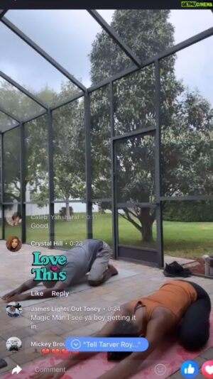 Antonio Tarver Instagram - #LetsGetIt 🏃🏾‍♂️ 

I incorporated Yoga 🧘🏾‍♀️in my #FitnessChallenge maybe you should to, I’m getting Yoga 🧘🏾‍♀️ classes with my daughter @taylordion.t twice a week and running 4 miles a day. I gotta get ready for the boxing 🥊 gym next month! 

Wait til’ The End! 🤣😂