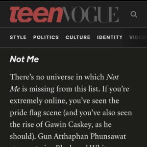 Anucha Boonyawatana Instagram - ปลายปีนี้ได้มีโอกาสไปรับรางวัลมากมายจากหลายเวที ทั้งจากซีรี่ส์  Not Me (รางวัล Y Universe และ สุดสัปดาห์อวอร์ด) และงานกรุงเทพกลางแปลง (Ad Man - ในนามสมาคมผกก.) รวมทั้งผลงานยังได้รับการกล่าวถึงจากสื่อทั้งในและต่างประเทศ 

จริงๆ เป็นปีที่ทดลองทำสิ่งใหม่ๆ แบบไม่กลัวเกรง อาจจะเป็นเพราะว่าพอมันไม่ใช่ผลงานภาพยนตร์ (ที่มีเรื่องต้องให้คิดเยอะกว่า) ก็ทำให้เราลองอะไรได้ง่ายขึ้นค่ะ ผลงานปีนี้ส่วนใหญ่ก็คือ นึกอะไรได้ก็ทำเลย ลองเลย เจอปัญหาก็ไปแก้เอา ถือเสียว่าเป็นงานนำร่อง ผลงานในปีต่อๆไปก็หวังว่าจะมีโอกาสได้นำประสบการณ์ไปพัฒนาให้ดีขึ้นค่ะ 

ขอขอบคุณทีมงาน,นักแสดงและผู้ชมทั้งไทยและต่างประเทศที่ช่วยสนับสนุนกันมาตลอดปีนี้ค่ะ