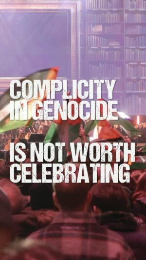 Anuna De Wever Instagram - 🚨COMPLICITY IN GENOCIDE IS NOT WORTH A CELEBRATION. So we disrupted the opening party of the Belgian Presidency of the EU. #Zieonsdoen
✊🍉

🎥: @joachim_blomme , @thomas.maddens