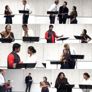 Anya Banerjee Instagram - 🪔Tanika Gupta’s A Doll’s House 🤎

NYC Staged Reading dir. by Arpita Mukherjee, asst. dir. Sayali Bramhe

Huge thanks to this stellar group of artists for spending #Diwali weekend playing with me! 

*All actors appearing courtesy of Actors Equity Association*

I say #jelebi , you say #jalebi 

#southasianstories #ibsen #britishindia #tanikagupta #adollshouse #brownhistory 

@tanika_gupta51 @actorsequity
