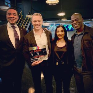 Anya Banerjee Instagram - “Wormwood” was directed by #DiegoKlattenhoff 🎬
I’m so lucky to have been a part of his directorial debut and learned heaps watching him toggle between roles behind and in front of the camera!

#TheBlacklist #BTS #TV