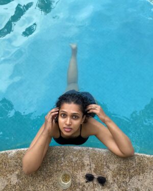 Apoorva Bhardwaj Instagram - A solo date with the pool...
.
.
.
.
.
.
.
.
#pool #curlyhairactor #kannadaactors #curlsandcurves #apoorvabharadwaj