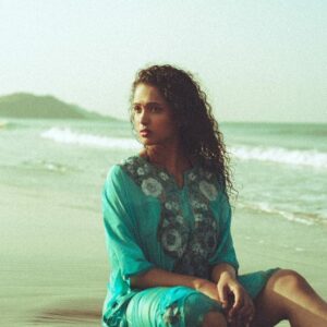 Apoorva Bhardwaj Instagram - To sit in silence at the shore, watch the waves and hear the surf, is to appreciate the very breath and heartbeat of the earth.
-Doe Zantamata

MUAH: @beautifiedby_rakshajois 
Photo credit: @koushik.gowda_
@koushikgowdaphotography
.
.
.
.
.
.
.
.
#beaches #gokarna #gokarnabeach #sunsets #sunlight #kfi #actor #curl #browneyes #curlyhair #kannadaactress #kannadafilmactress #actress #southindianactor #karnataka #karnatakatourism #posing #goodvibes