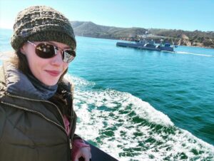 April Billingsley Instagram - When you have an amazing friend who is a flight attendant and it works out to take a quick day trip to see some dolphins and whales in San Diego… we slept most of the day afterwards because of taking Dramamine for the boat, but still worth it! Wouldn’t change a thing and already back home 😊 #dolphins #sandiego