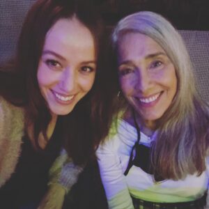April Billingsley Instagram - Getting yummy Mexican with the incredible #LeslieFrance #girlsnight