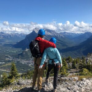April Mullen Instagram - Oh Canada! The more we look, the Further we see! #canadianrockies #aprilmullen #mountain_world #viaferrataloen #viaferrata #viaferrataextreme