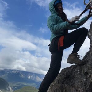 April Mullen Instagram - Oh Canada! The more we look, the Further we see! #canadianrockies #aprilmullen #mountain_world #viaferrataloen #viaferrata #viaferrataextreme