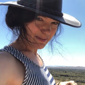 April Mullen Instagram - Trailer living with my Partner in Crime, El Perro! #trailerlife #aprilmullen #doglife #shotlisting