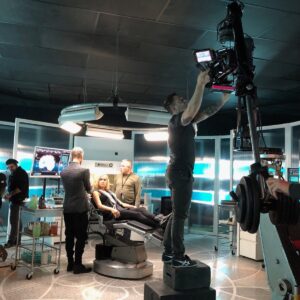 April Mullen Instagram - Directed tomorrow’s Episode of The 100 !@cw_the100 Love to this Cast and Crew - ingenious Family.  Episode #608 The Old Man & The Anomaly #the100 #aprilmullen #the100bts