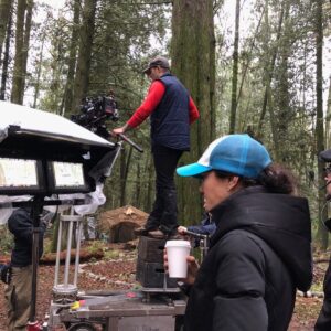 April Mullen Instagram - Directed tomorrow’s Episode of The 100 !@cw_the100 Love to this Cast and Crew - ingenious Family.  Episode #608 The Old Man & The Anomaly #the100 #aprilmullen #the100bts