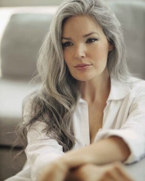 April Schutte Instagram - Hair and makeup by me. 
Photo by @nuru_kimondo for my @lamodels @lamodelsdirect portfolio.
.
.
.
#silverhairmodel #classicmodel #greyhairmodel #movingonup #Ilovemyhair #modelactress #SAGAftra #sagaftrastrong