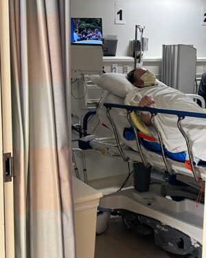 April Schutte Instagram - Shawn is home! Home with us and recovering ❤️‍🩹 This was the hardest and worst week ever…One week ago, Wednesday evening we went to the ER because Shawn had extreme stomach pain that wouldn’t stop and kept worsening. Hours of waiting lead to them finally diagnosing him with appendicitis (I had assumed this hours before but we were hoping it was food poisoning). They decided they needed to do surgery the next day and in the meantime kept pumping him full of antibiotics and pain meds (which did nothing the first day!) They then kept pushing his surgery back and as the time passed, his pain and swelling got worse and worse. They finally went in and his appendix had perforated just as they were starting to remove it! Once in recovery, there were some minor issues that are too gross to mention…then on the other side of surgery, there were SO many things that kept happening to make this a lot more challenging (and painful) than the average appendectomy. His organs were “dormant” and wouldn’t wake up and function properly…his belly bloated up so badly, causing even more pain, he couldn’t even keep water down without painfully vomiting because of extreme heartburn. It was so hard to see Shawn like this and to leave him there…Grey and I went to visit every day, twice a day. It was hard to find help as everyone has their usual routines and responsibilities, but Grey was a model visitor and the nurses all looked forward to seeing him. They were amazing. A time we were able to get help, and we are so grateful. @ghoulygrrrl and her family took care of Grey for one of the days when I needed to work a modeling (that’s a whole other ball of stress I’ll get into later!) They took him into their home and gave him so much love! Well…I meant to make this short…just so fucking grateful that my love is healing and getting better each day. With that, my anxiety is slowly starting to relax a bit…and one more thanks to all of our friends and family who texted every day! We love you 🖤 And to my lovely clients, I will get you on my books ASAP! (Last 2 photos are from today! We all got out for a slow walk on this beautiful day and had some vegan ice cream)
