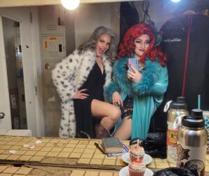 April Schutte Instagram - Finally getting around to posting! I wish I got more photos with pals but we get busy! Glad at least I got snaps with @maelust as we were both fancy muppets! And @devynkawata looking 🔥 @belle_book_and_candle last night was just what I needed! I have missed this show and these people immensely. Can’t wait to do it again! Thanks again, @princessofhollywood for having me back. Love ya 🖤