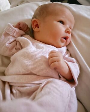 Aqueela Zoll Instagram - My most precious, darling Rozlo. It’s been over two weeks since her birth and already feels like “how is that possible…” 

Time and sleep are as if a vortex, but so are the historical laughter moments when Ryan and I are singing her a lullaby and busting up laughing at her milk drunk faces and smiles. The closeness, her responses to us, the gas and blowouts that create a diary of hilarious memories, the tiny feet prints that took us forever to get pretty close to right, seeing tiny baby chub rolls starting to form, washcloth facials that we call her spa time, Ryan and Rozlo daddy-daughter hours in the mornings so I can catch a couple extra hours of sleep, delicious meals and love from so many close friends, my mom and dad being here to help SO much and cleaning every inch of our house inside and out, that relief feeling when the sun comes up and we successfully made it through another night, the true and undeniable journey of breastfeeding, the pain that nipples can truly inflict upon a person, and the way that all of this newness and learning and sleepiness and glorious adventure makes sense because Rozlo is here and this new chapter is nothing short of an answer to so many prayers.

To my incredible husband and baby-daddy @sirgunnarson ♥️ thank you for every “what can I get you,” and “go lay down, I’ve got this,” kind gesture, coconut water run, diaper change, bottle feed, late night hour partnering, early morning hero moment, and everything in between that you’ve been doing for Rozlo and I.