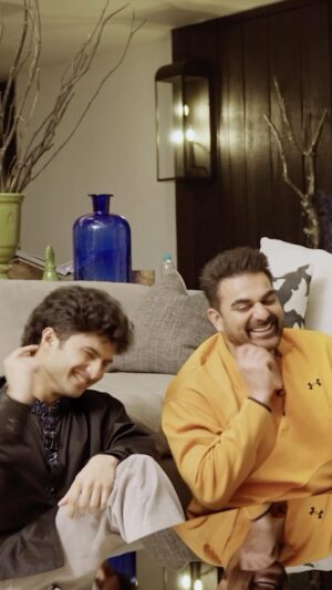 Arbaaz Khan Instagram - The boys meet the Khan bros! EPISODE 1 with @sohailkhanofficial @arbaazkhanofficial coming to you this thursday, 11th April only on @dumbbbiryani’s Youtube Channel!🌶️