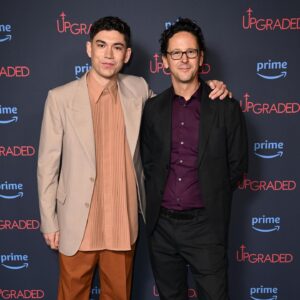 Archie Renaux Instagram - UK screening of upgraded with @tempo_productions ✈️ 
Styling by @krishanparmar_ 
Hair and make up by @thebradylea