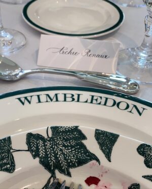 Archie Renaux Instagram - Wicked day out at the tennis! Grew up down the road and finally got to watch two of the 🐐’s yesterday 😁. Thanks to @britishvogue and @poloralphlauren 🎾