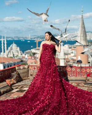Archita Sahu Instagram - Odia girl with the sea gulls ❤ Who wants to join me, raise your hands ✋
Visiting Istanbul is incomplete without getting a panoramic view and the most famous ritual of capturing yourself at the @sultanterrace
The team there made me realise that every girl is a Queen at Sultan Terrace.

#istanbul #sultanterrace #istanbulphotoshoot  #istanbulflyingdress #flyingdressphoto #sultanmet #Goturkiye #onlyinturkiye #turkey #archita #sabyasachi #sabyarchita #travelphotography #travel #traveldairies