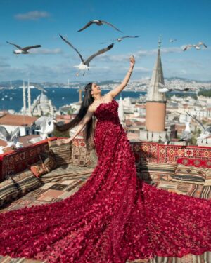 Archita Sahu Instagram - Odia girl with the sea gulls ❤ Who wants to join me, raise your hands ✋
Visiting Istanbul is incomplete without getting a panoramic view and the most famous ritual of capturing yourself at the @sultanterrace
The team there made me realise that every girl is a Queen at Sultan Terrace.

#istanbul #sultanterrace #istanbulphotoshoot  #istanbulflyingdress #flyingdressphoto #sultanmet #Goturkiye #onlyinturkiye #turkey #archita #sabyasachi #sabyarchita #travelphotography #travel #traveldairies