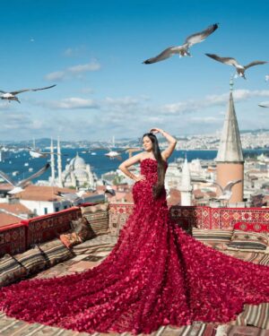 Archita Sahu Instagram - Odia girl with the sea gulls ❤ Who wants to join me, raise your hands ✋
Visiting Istanbul is incomplete without getting a panoramic view and the most famous ritual of capturing yourself at the @sultanterrace
The team there made me realise that every girl is a Queen at Sultan Terrace.

#istanbul #sultanterrace #istanbulphotoshoot  #istanbulflyingdress #flyingdressphoto #sultanmet #Goturkiye #onlyinturkiye #turkey #archita #sabyasachi #sabyarchita #travelphotography #travel #traveldairies