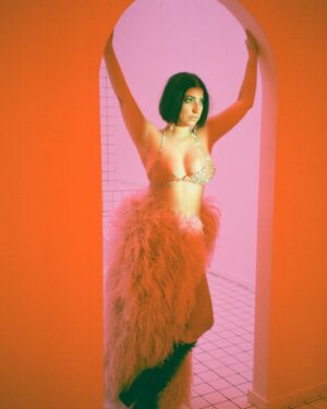 Ariana and the Rose Instagram - Lonely Hearts Club album artwork  outtakes 🖤 The shoot of my dreams. I loved making the visuals for this album for you ✨ 
.
Photos   styling @chaineley 
Creative Direction @scarletinni
MUA @cultofkelby 
Lighting @parishelena