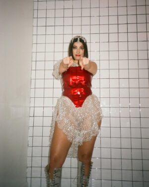 Ariana and the Rose Instagram - Lonely Hearts Club album artwork  outtakes 🖤 The shoot of my dreams. I loved making the visuals for this album for you ✨ 
.
Photos   styling @chaineley 
Creative Direction @scarletinni
MUA @cultofkelby 
Lighting @parishelena