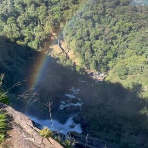 Arianne Botelho Instagram - Cachoeira do Bracui 💙🥹 
La no fundo, dava pra ver Angra dos Reis! 
Imersa na natureza eu me sinto mais pertinho de Deus, dos meus guias, orixás e de quem me acompanha na minha espiritualidade. 
Que lugar mágico! 
Que euforia eu senti em estar nessa imensidão! #cachoeiradobracui #bananal #natureza