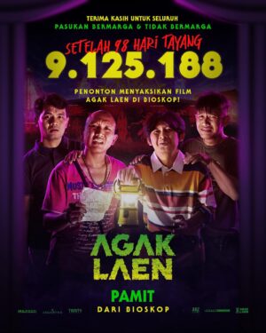 Arie Kriting Instagram - Sebagai Bos Pasar Malam, saya haturkan terima kasih untuk semua yang sudah mampir. Mohon maaf jika ada kekurangan, sampai jumpa di film AGAK LAEN 2 yang akan tayang pada tahun.., eh hampir aja keceplosan. 🥰🙏🏽
.
#AGAKLAEN #FilmIndonesia