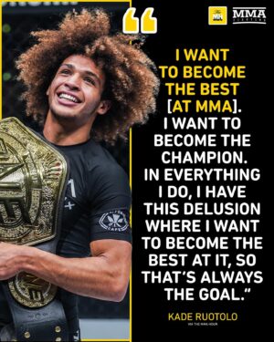Ariel Helwani Instagram - BJJ champ Kade Ruotolo isn’t just testing the waters with MMA 🏆👀 #TheMMAHour
