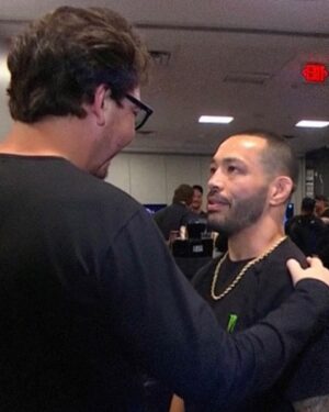Ariel Helwani Instagram - In an unprecedented turn of events, Dan Ige, who was not scheduled to compete tonight nor did he weigh in yesterday, is replacing the sick Brian Ortega to fight Diego Lopes in the co-main of UFC 303. 

Ige got the call around 4:30 pm pt / 7:30 pm et. Ninety minutes later, he was en route to the arena and less than an hour later the fight was on after the both weighed in and the commission agreed to sanction the fight.

165-pound catchweight fight. Never seen anything like this before in the UFC.