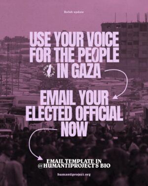 Armeena Khan Instagram - 🚨RESCUE TEAMS ARE UNABLE TO SAVE PEOPLE IN RAFAH - SITUATION UPDATE   EMAIL TEMPLATE🚨

Rafah is currently under a relentless assault by occupation forces through coordinated land, air, and sea attacks. The bombardment has resulted in the demolition of dozens of houses, leaving many families homeless and causing significant destruction to the city’s infrastructure. Additionally, Israeli warships have been firing at Palestinians along the coastline, exacerbating the already dire situation for displaced people. The continuous shelling and airstrikes have created an atmosphere of constant fear and uncertainty, making it extremely difficult for civilians to find safety and medical assistance amidst the chaos.

There are no hospitals left in Rafah, including the field hospitals set up in recent months to handle the overwhelming casualties from the genocide. With all medical facilities destroyed, there is no treatment available for the injured, and no medical teams to provide rescue. Survivors of the attacks face life-threatening situations without any hope of receiving care.

👉 Email your elected official now! Use the free template in @humantiproject’s bio or visit HumantiProject.org 👈

Information deck based on a report by @hindkhoudary