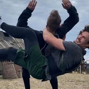 Arnas Fedaravicius Instagram - 😬😬🥶🥶

Jokes aside, God Bless @thelastkingdom stunt team @katrix.horse @leventelezsak for all the unbelievable fight sequences they come up with.
