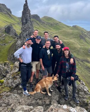 Arnas Fedaravicius Instagram - Dream team 🥲. Name a better one, I’ll wait 🤔 ⛰ 🌞 🐕 🧗‍♂️ 🍗 🍝