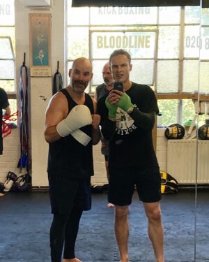 Arnas Fedaravicius Instagram - I have quite a few father figures in my life. In recent years,though, I’ve spent most of my time with this one right here. And if I ever become a father myself I hope to be as invested and present as @cavanclerkin . You teach , you learn, you ask, you listen and you lift me up and weights (same thing 🙄)

Also, Father Pyrlig ? More like Father RIPPEDLIG. 

Also, yes season 5  of @thelastkingdom (whenever it comes out) will be awesome. Trust me.